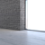 seamless Gray Brick Wall Texture 3D model small image 3