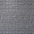 seamless Gray Brick Wall Texture 3D model small image 4