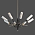 Stunning Stilnovo Chandelier: Timeless Elegance 3D model small image 1