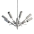 Stunning Stilnovo Chandelier: Timeless Elegance 3D model small image 2