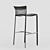 Core Leather Nobile Barstool 3D model small image 2