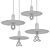 Sleek Drop Pendant Light 3D model small image 2