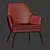 Habitat Celine Accent Chair - Stylish and Comfortable 3D model small image 5