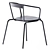 Minimalist Ike Chair: Sleek Comfort 3D model small image 2