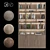 Modular Rack and Bookcase Set 3D model small image 1