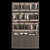 Modular Rack and Bookcase Set 3D model small image 3