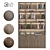 Modular Rack and Bookcase Set 3D model small image 6