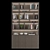 Modular Rack and Bookcase Set 3D model small image 13