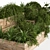 Outdoor Deluxe Plant Box Set 3D model small image 2