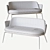 Elegant Merwyn Lounge Sofa 3D model small image 3