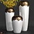 Elegant Flower Pot Bouquet 3D model small image 2