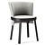 Sleek Obi Side Chair: Stylish, Versatile, and Comfortable 3D model small image 1