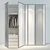 Stylish Cabinet Furniture 3D model small image 3