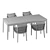 Elegant RH Greystone Dining Set 3D model small image 5