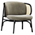 Suzenne Thonet Vienna Armchair: Elegant and Timeless Design 3D model small image 2