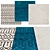 Square Rugs Collection | 028  Sleek and durable rugs with multiple size options. 3D model small image 1