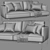 Natuzzi Estro 3042: Stylish Sofa for Modern Living 3D model small image 4