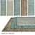 DOVLET HOUSE Silk and Wool Carpets (Set of 5) 3D model small image 1