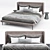 Elegant BoConcept Austin Bed 3D model small image 3