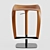 Elegant Leaf 2081 Bar Stool 3D model small image 2