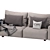 Gimmarp 3-Seater Sofa: Comfort in Rudorna Brown 3D model small image 4