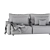 Gimmarp 3-Seater Sofa: Comfort in Rudorna Brown 3D model small image 5