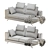 Title: Atlantic Bedding - Luxury Sofa for Elegant Living 3D model small image 3