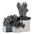 Concrete Box Outdoor Tree Set 3D model small image 5