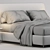 Elegant Greenwich Bed by Molteni & C 3D model small image 5