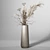 Exquisite Dried Plant Vase 3D model small image 3