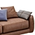 Luxurious Leather Sofa: James By Montauksofa 3D model small image 4