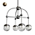 Elegant Boca Chandelier 3D model small image 1