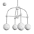 Elegant Boca Chandelier 3D model small image 2