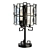 Elegant Crystal Table Lamp 3D model small image 1