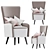 Modern Aster Armchair: Stylish Comfort 3D model small image 2