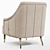 Elegant Cordoba Armchair for Luxurious Comfort 3D model small image 3