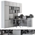 Efficient Office Furniture Set 23 3D model small image 4
