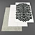 Modern Rug Set: High-Resolution Textures (4 pcs) 3D model small image 1