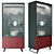 Elegant Metropolis Buffet: Two Cabinets, Stylish Design 3D model small image 3