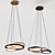 Rennes Solid Wood Pendant Lamp 3D model small image 2
