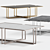 Italian Design Cocoon Dining Table 3D model small image 1