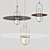  Setareh Blown Glass Pendant Lamp 3D model small image 1