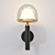 Syneil 1172-LED5WL - Elegant Metal and Glass Wall Sconce 3D model small image 2