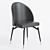 Elegant Upholstered Dining Chair 3D model small image 4