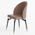 Elegant Upholstered Dining Chair 3D model small image 5