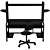 IKEA Fredde Workstation 3D model small image 1