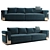 Luxurious Fendi Casa Ray Sofa 3D model small image 1