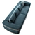 Luxurious Fendi Casa Ray Sofa 3D model small image 2