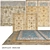 Luxurious Pair of DOVLET HOUSE Carpets (Part 606) 3D model small image 1