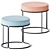 Paradiso Low Stool: Sleek and Stylish 3D model small image 3